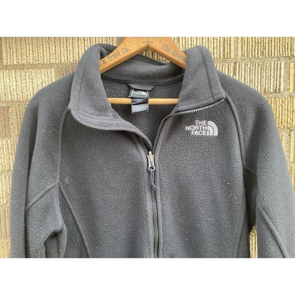 The North Face Jackets & Blazers - The North Face Women’s Fleece Jacket Medium Gray / Black Full Zip Coat Outdoor‎